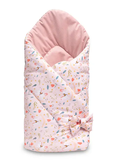 dvostrani baršunasti pokrivač za bebe 75x75cm konjići - slika 2