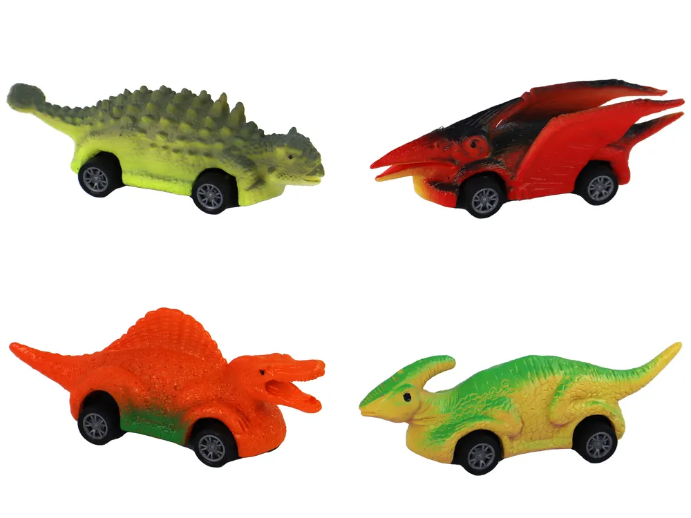 set od 8 autića dinosaura s frikcijskim pogonom - slika 4