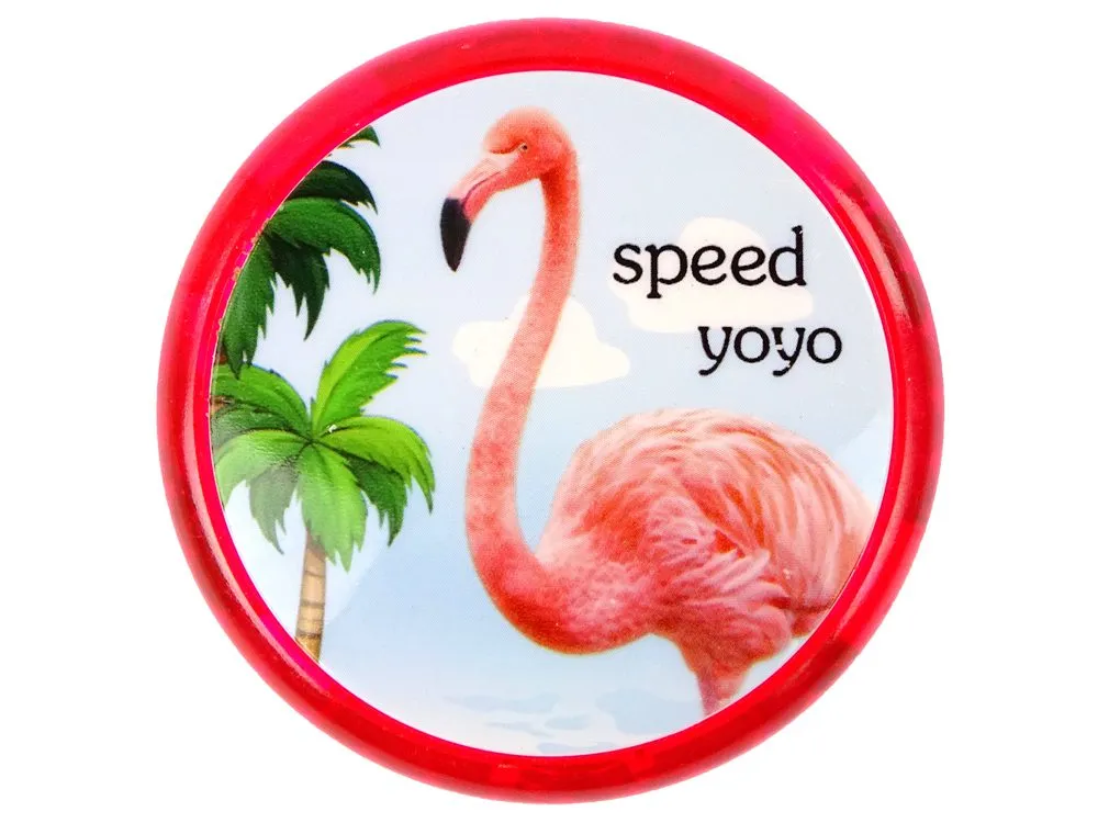 yoyo crveni s flamingom - slika 3