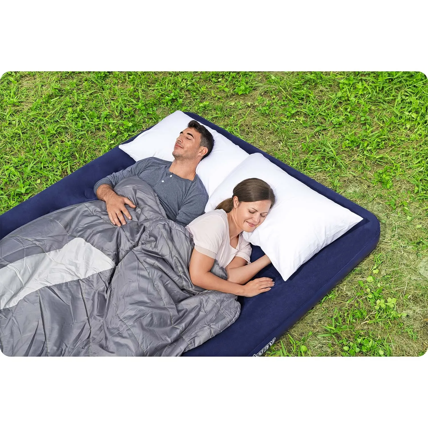 madrac na napuhavanje 203x152x22 cm s klipnom pumpom bestway - slika 9