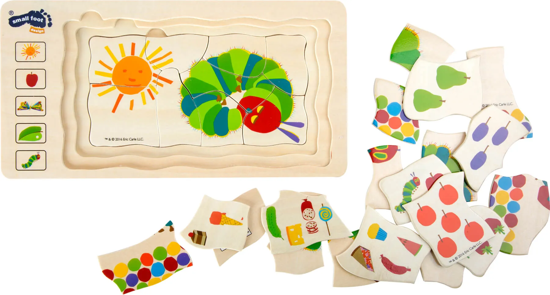 small foot puzzle slagalica "vrlo gladna gusjenica" - slika 5