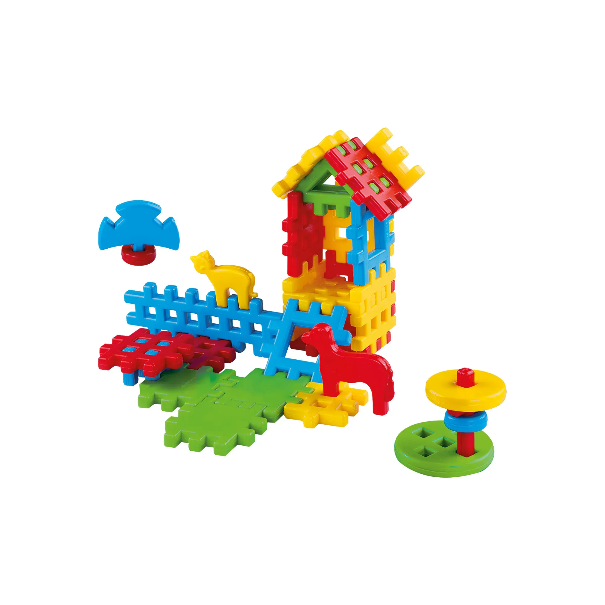 marioinex set waffle kockice kućica 31kom. - slika 4