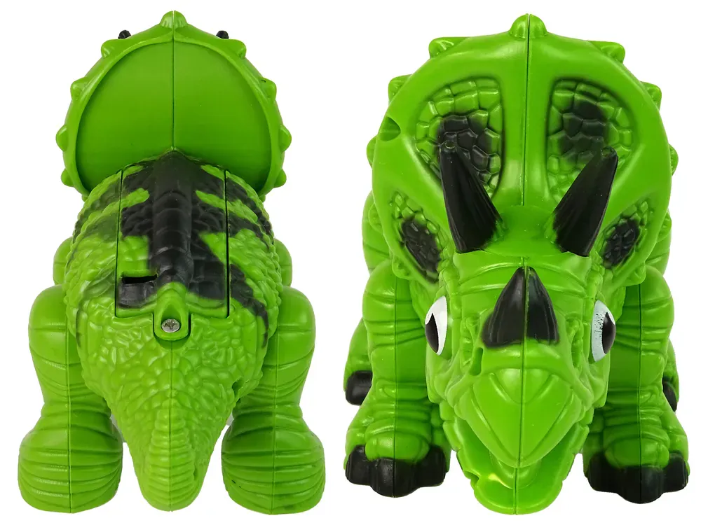 interaktivni dinosaur triceratops zeleni - slika 8