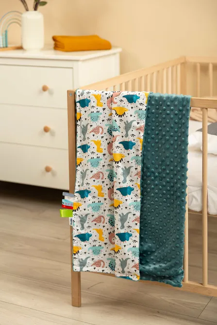 sensillo lagana minky deka 75x100cm dinosauri - slika 4