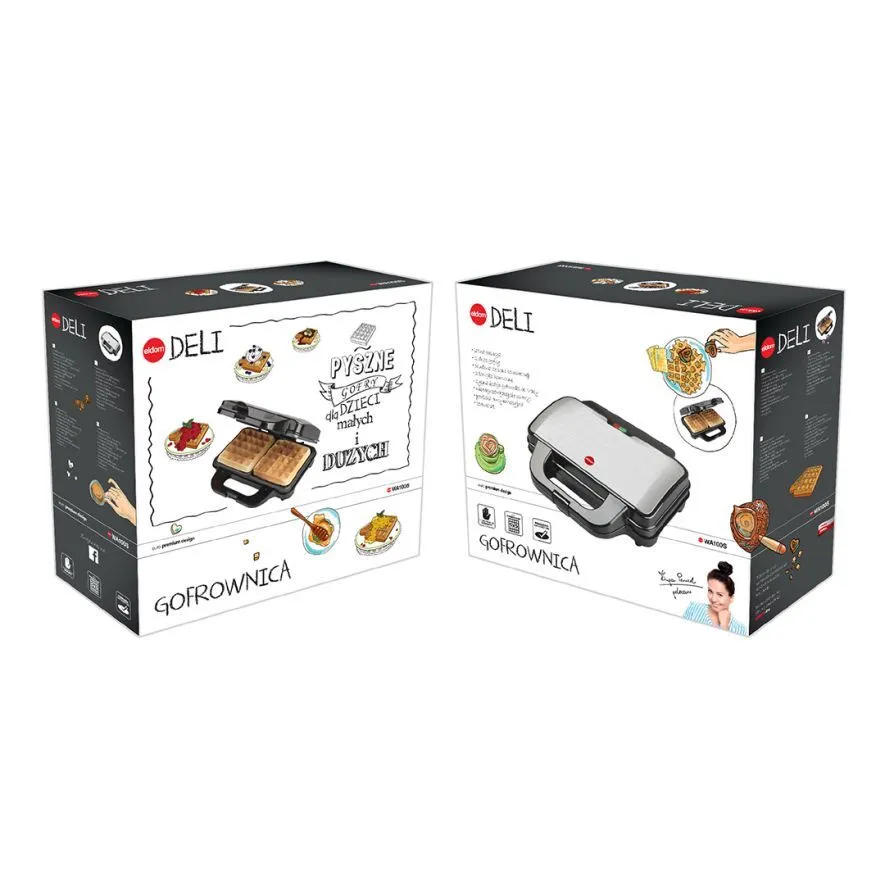 eldom aparat za wafle 1000w - slika 5