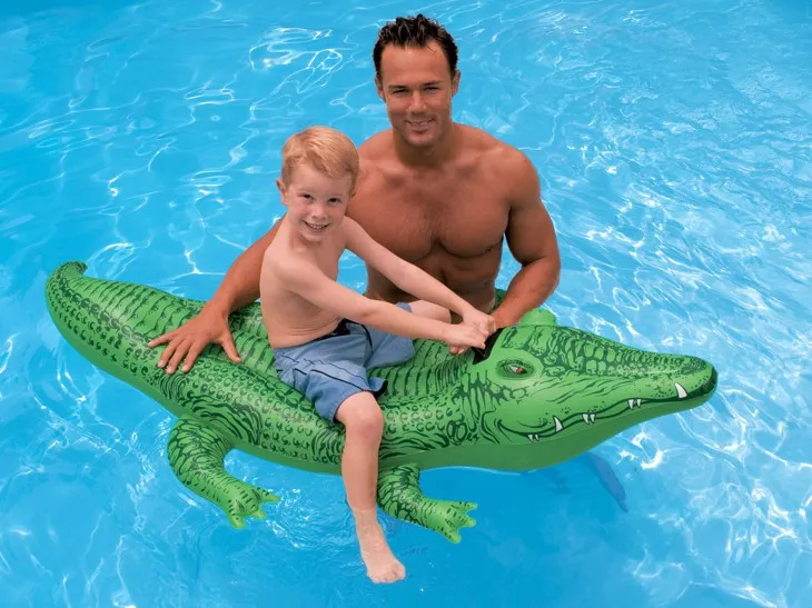 intex 58546 krokodil na napuhavanje za plivanje – 168 × 86 cm - slika 3