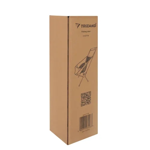 trizand ribarska stolica 41x52x86cm crna trizand - slika 4