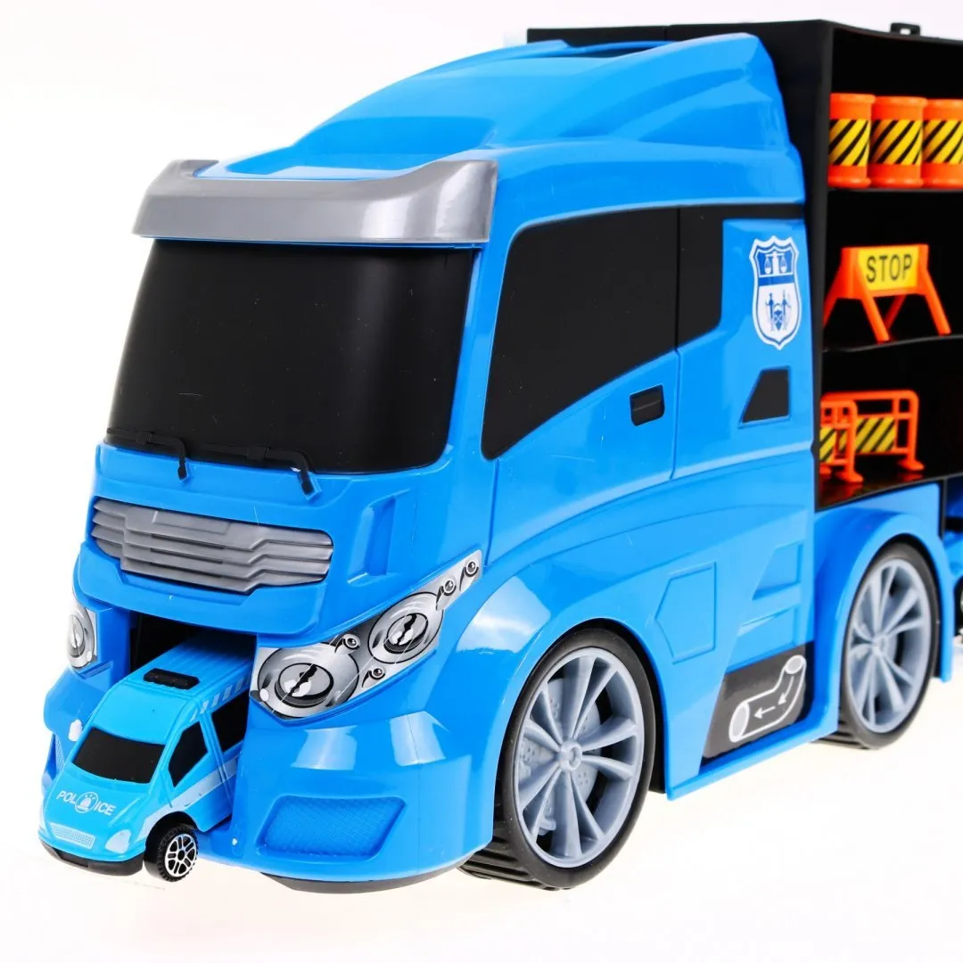 veliki policijski kamion transporter vozila i dodataka - slika 5