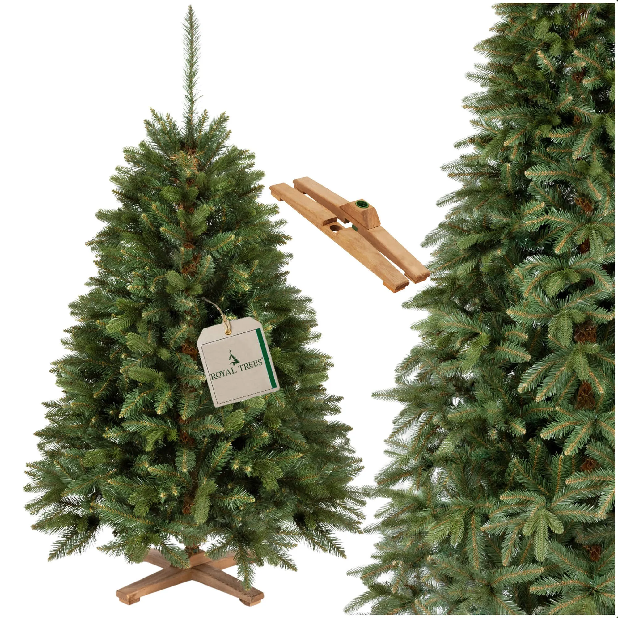royal trees umjetno božićno drvce – sibirska jela pe premium 150 cm - slika 4