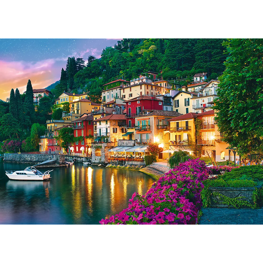 puzzle od 500 dijelova lake como, italija trefl 37290 - slika 3