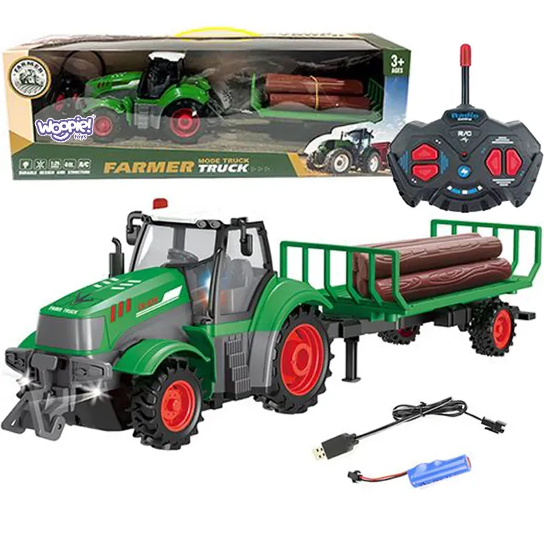 woopie traktor s prikolicom na daljinsko upravljanje - slika 2