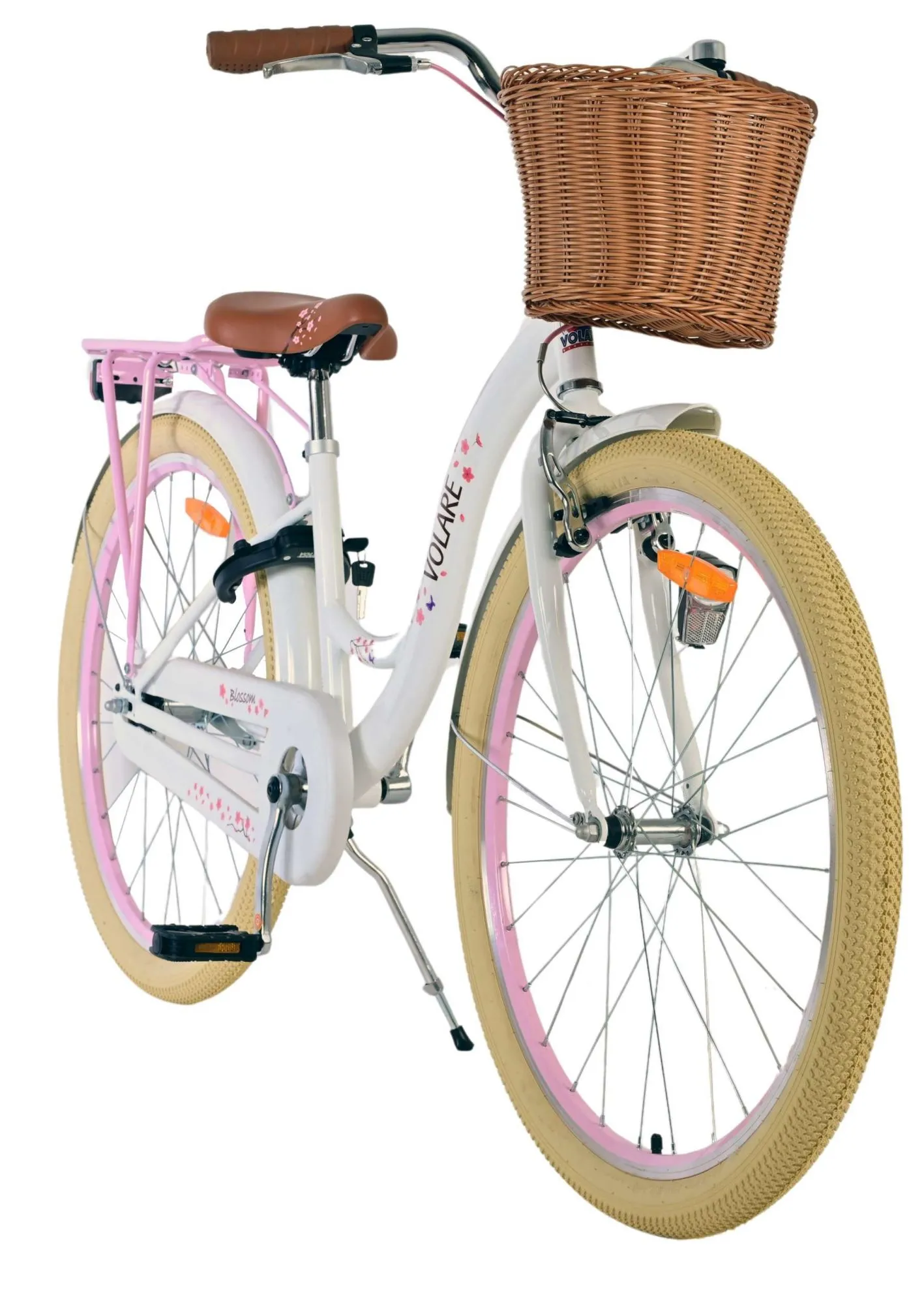dječji bicikl volare blossom - za djevojčice - 26 cola - bijeli - slika 6