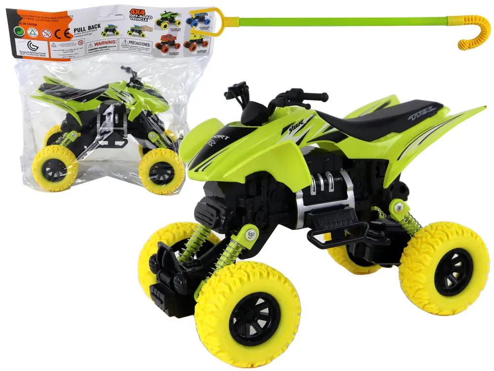 quad na frikcijski pogon zeleni - slika 2