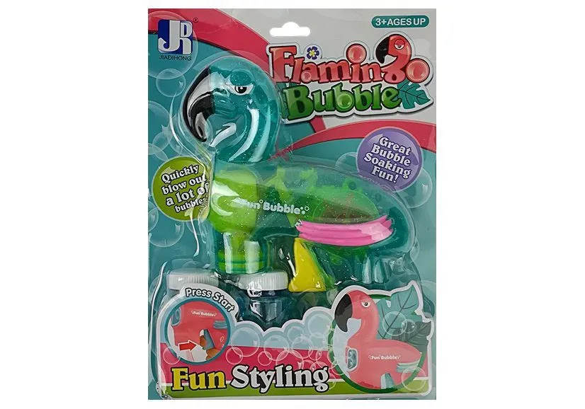 pištolj za mjehuriće flamingo plavi - slika 5