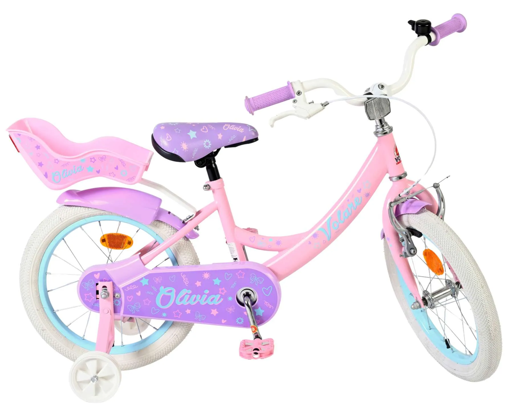 volare dječji bicikl olivia 16″ ružičaste boje - slika 11