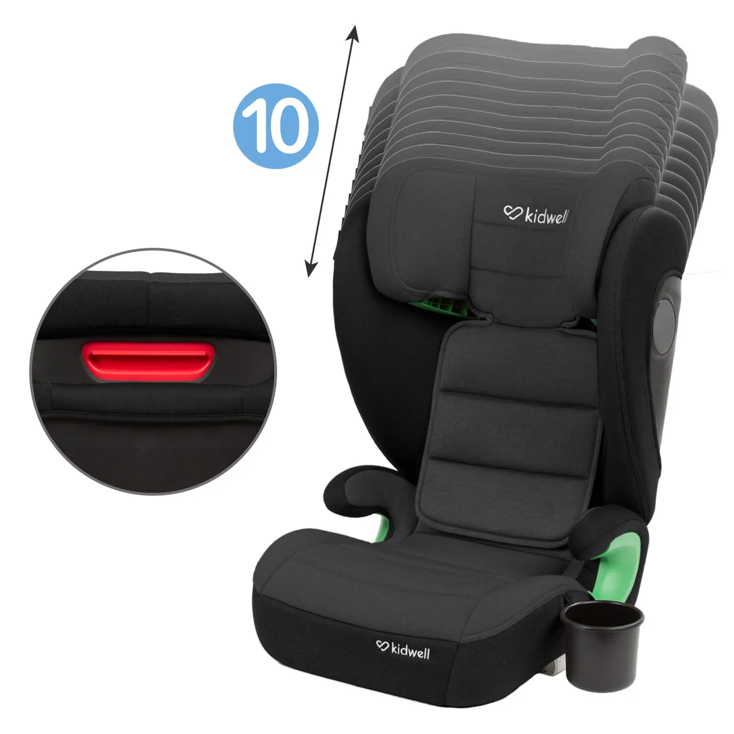 weston sivo/crna autosjedalica - slika 11
