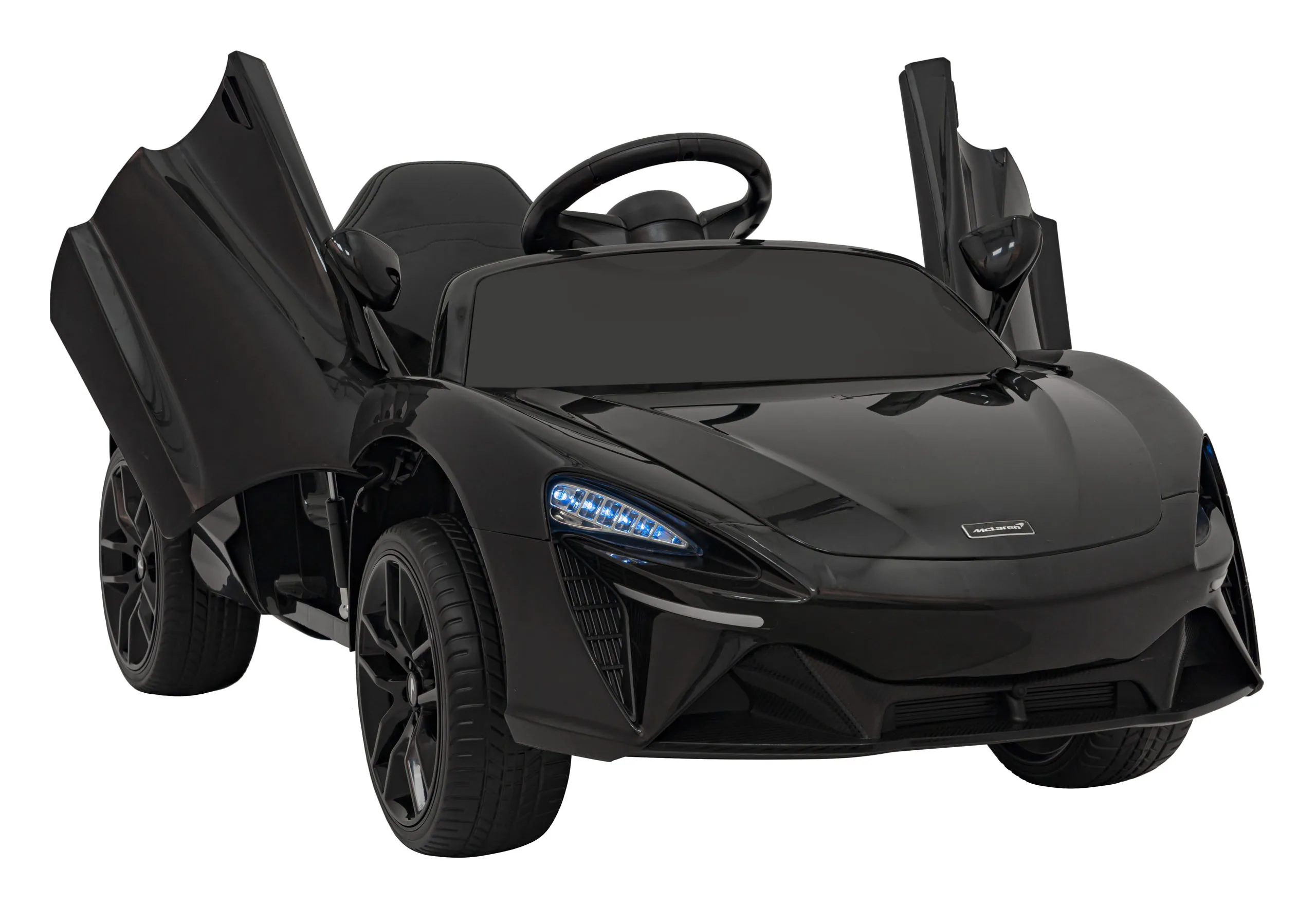 mclaren artura, auto na akumulator, crni - slika 9
