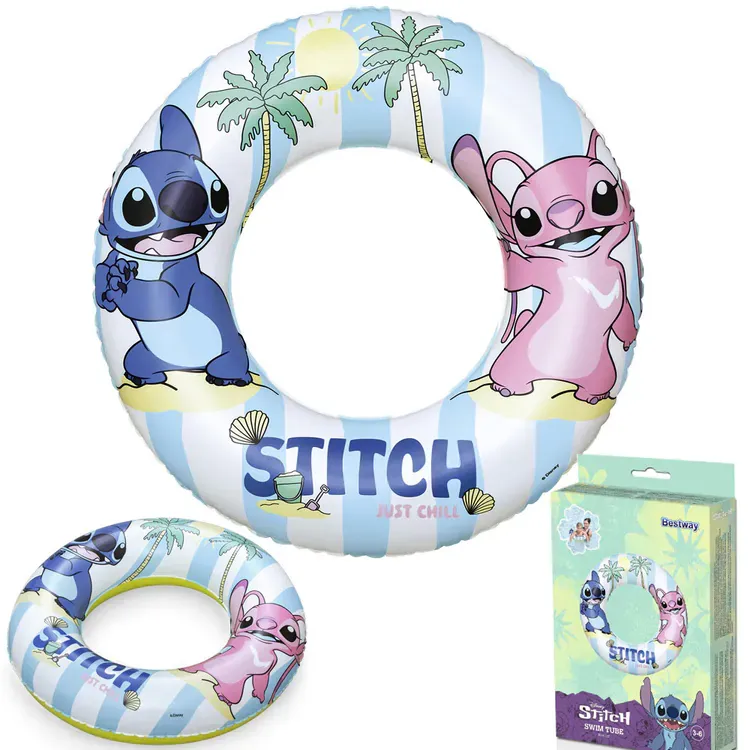 bestway disney lilo & stitch napuhani krug za plivanje 56 cm 9104u - slika 2