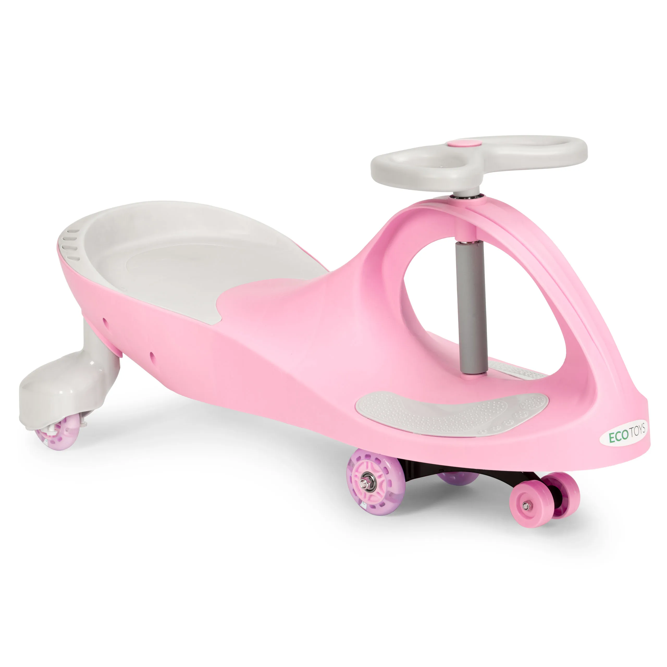 ecotoys guralica sa led kotačima - ružičasti - slika 9