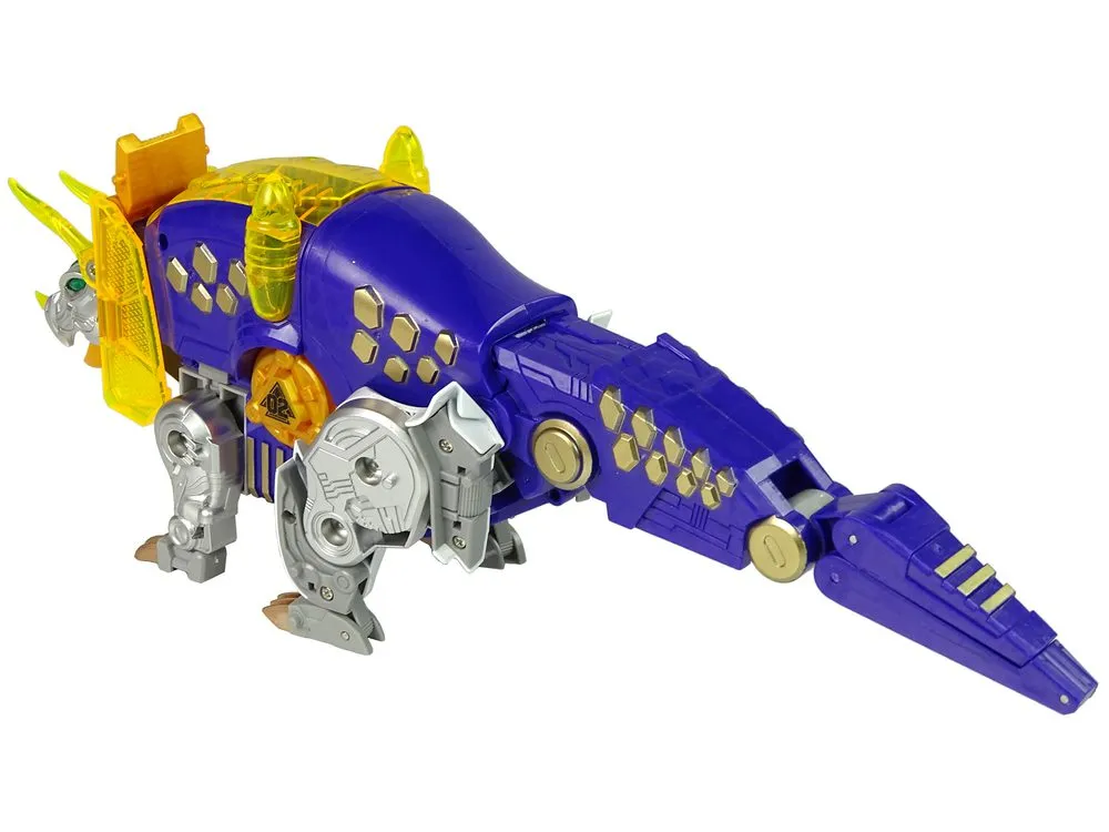 dječji pištolj 2u1 triceratops plavi - slika 5