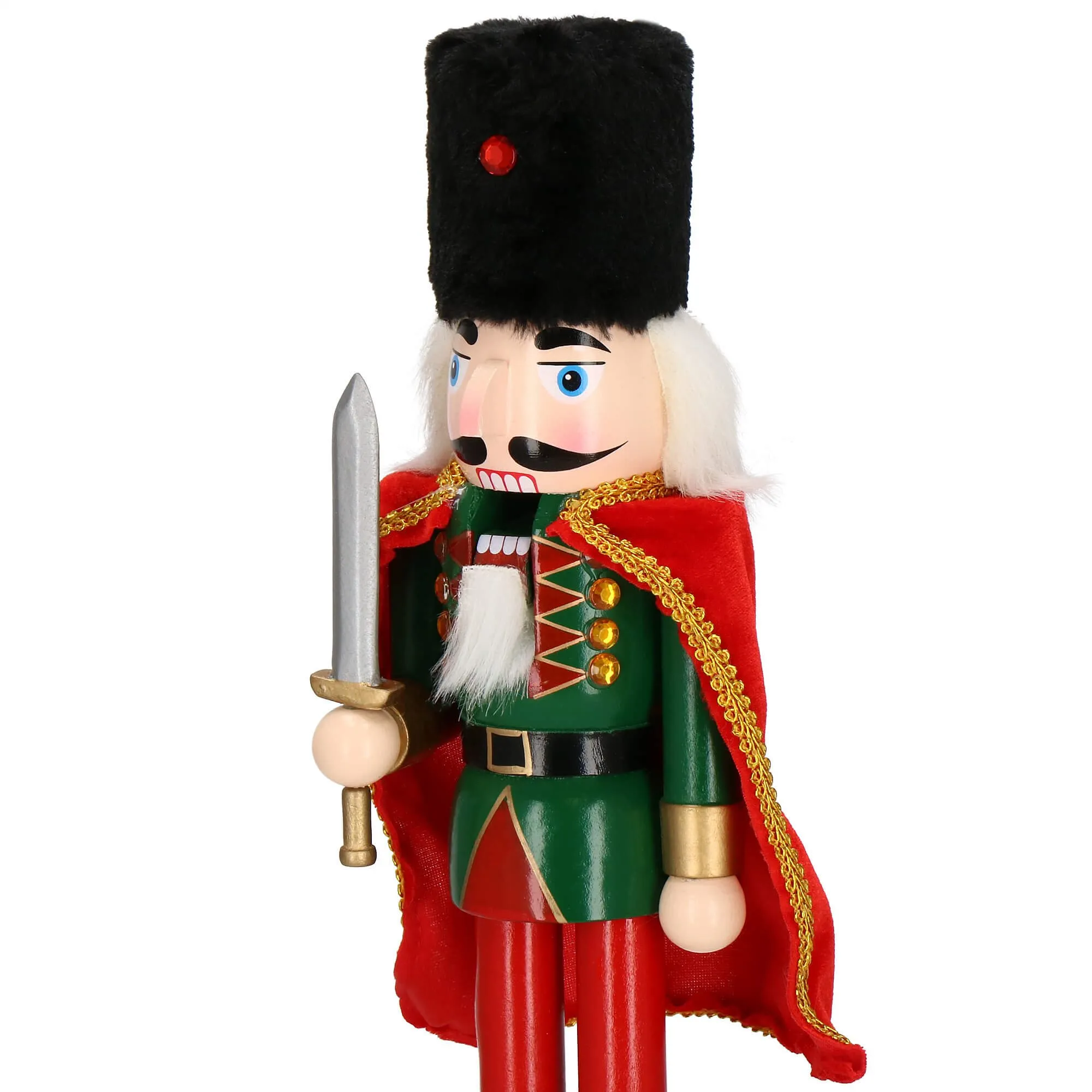 božićna dekoracija - figurica orašar, 38 cm - slika 5
