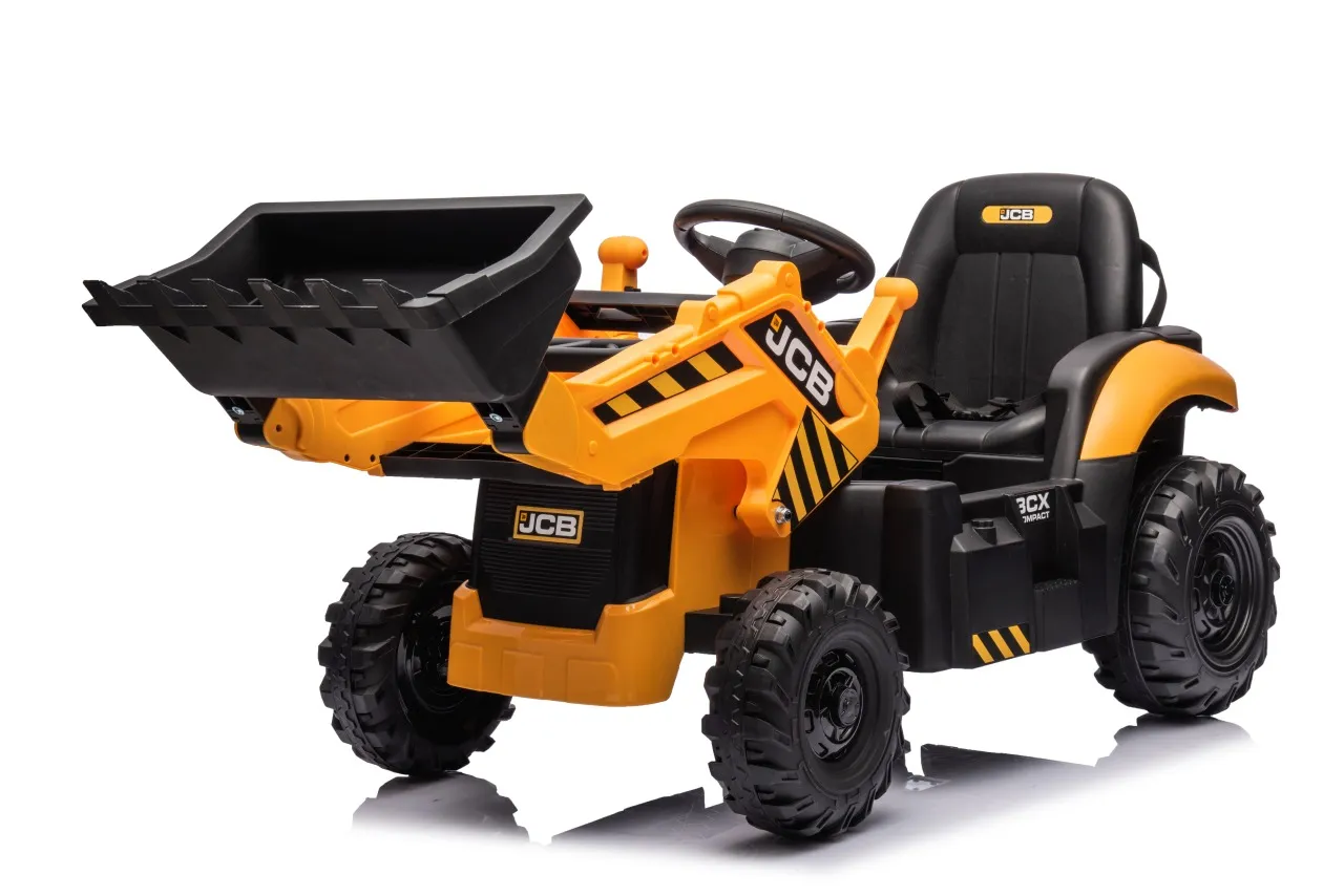 bager jcb, vozilo na akumulator, žuti - slika 3