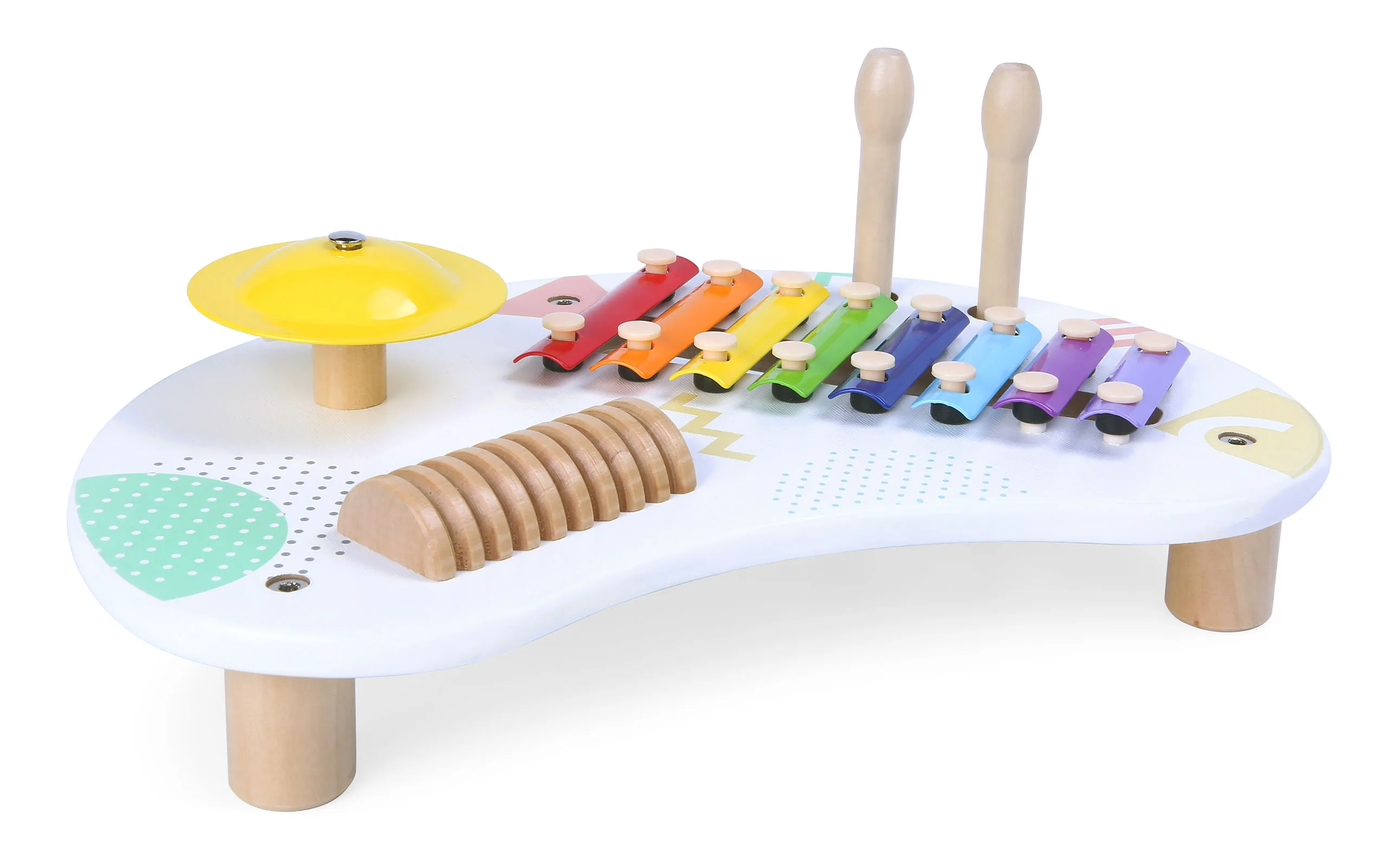 stol s instrumentima, glazbeni stol, činele +18m ecotoys - slika 5