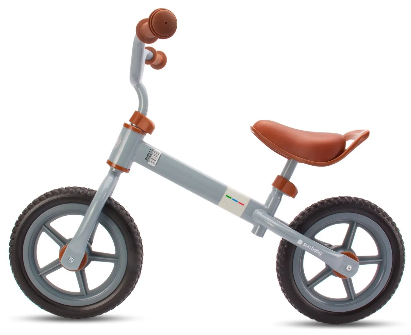 dječji bicikl bez pedala strada sivi 12" - slika 8