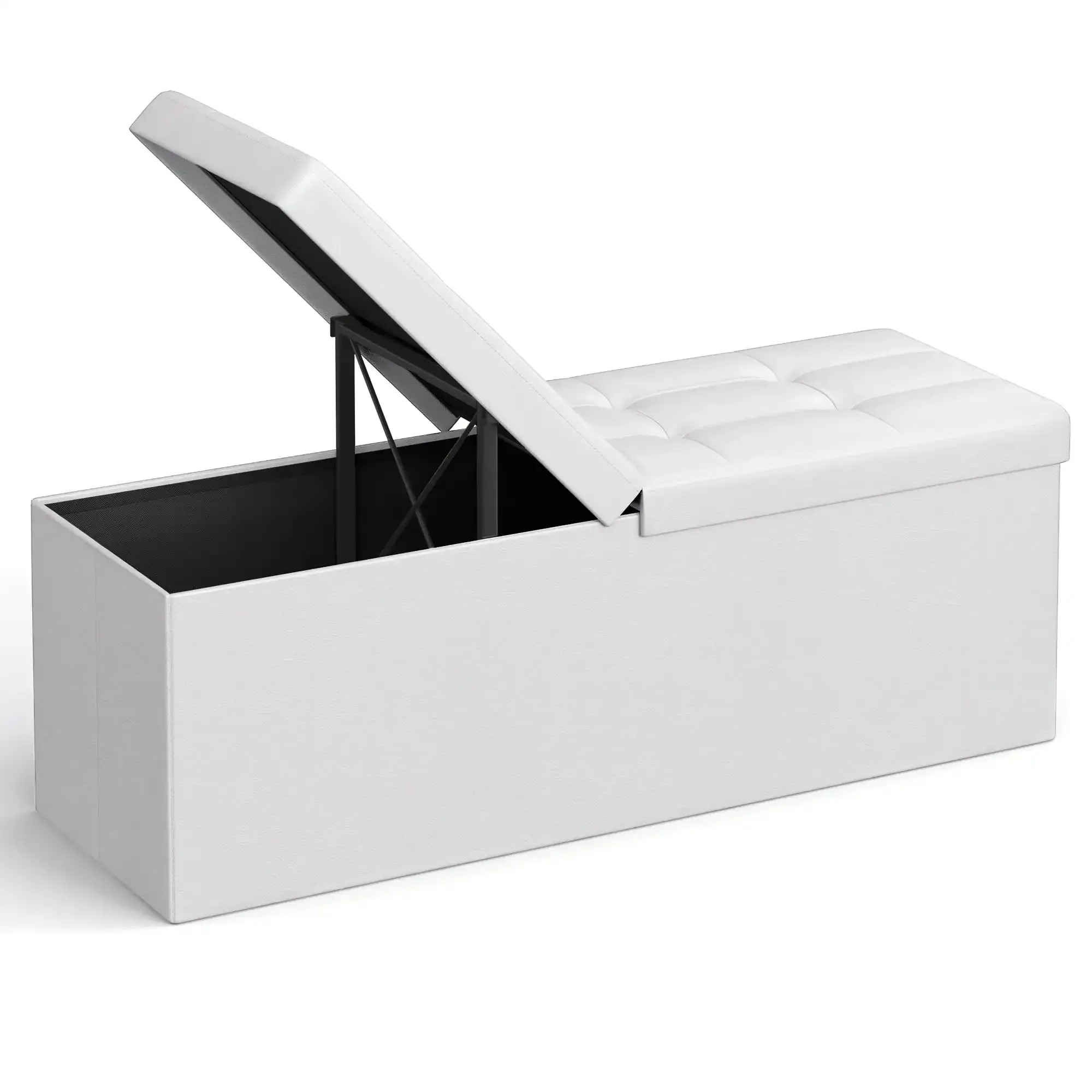 tabure 110 x 38 x 38 cm bijeli - lsf75wt - slika 2