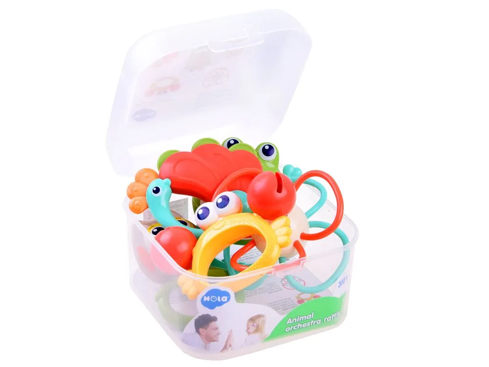 set šarenih grickalica za bebe životinje 5kom. - slika 4
