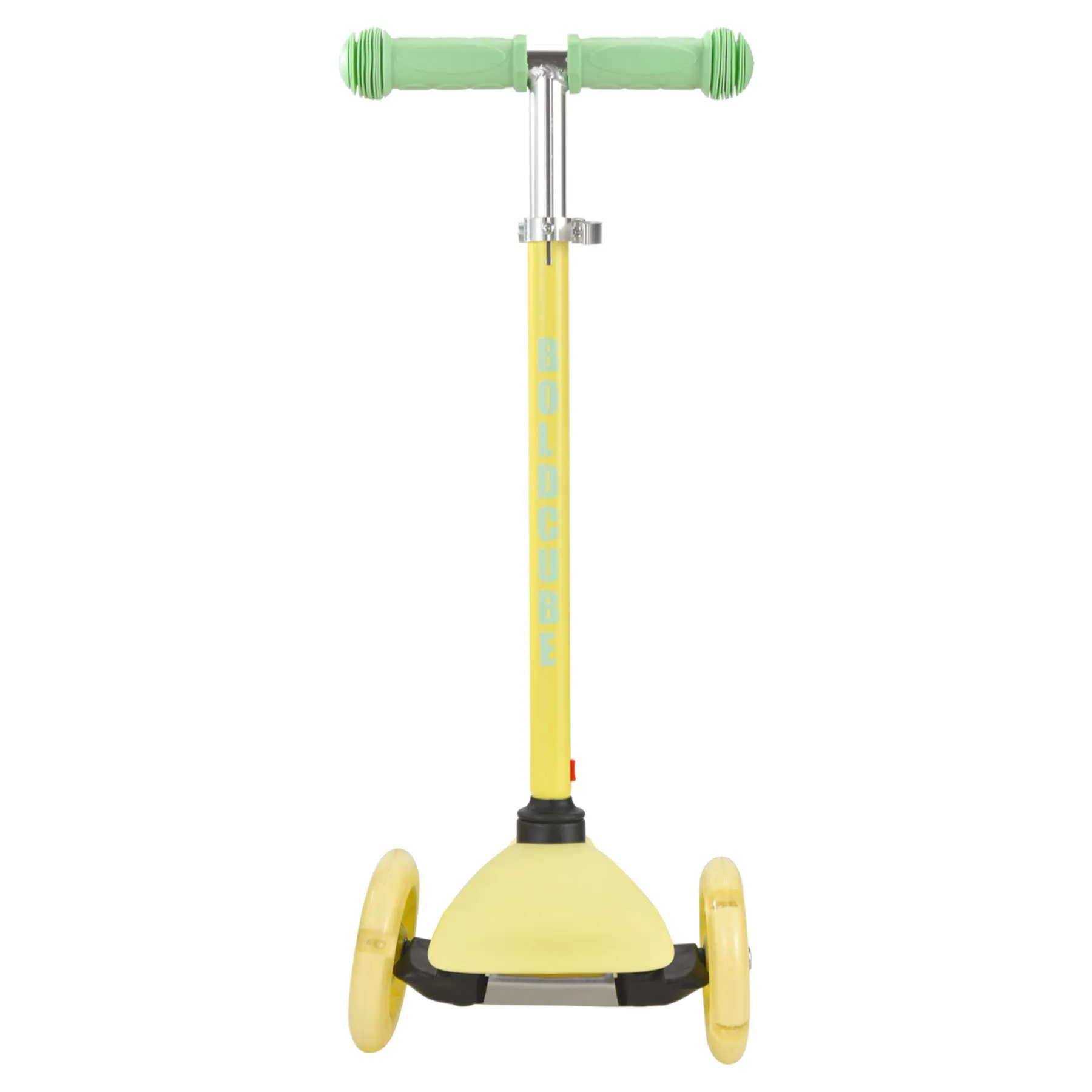 boldcube sklopivi mali romobil s tri kotača, žuti - slika 3