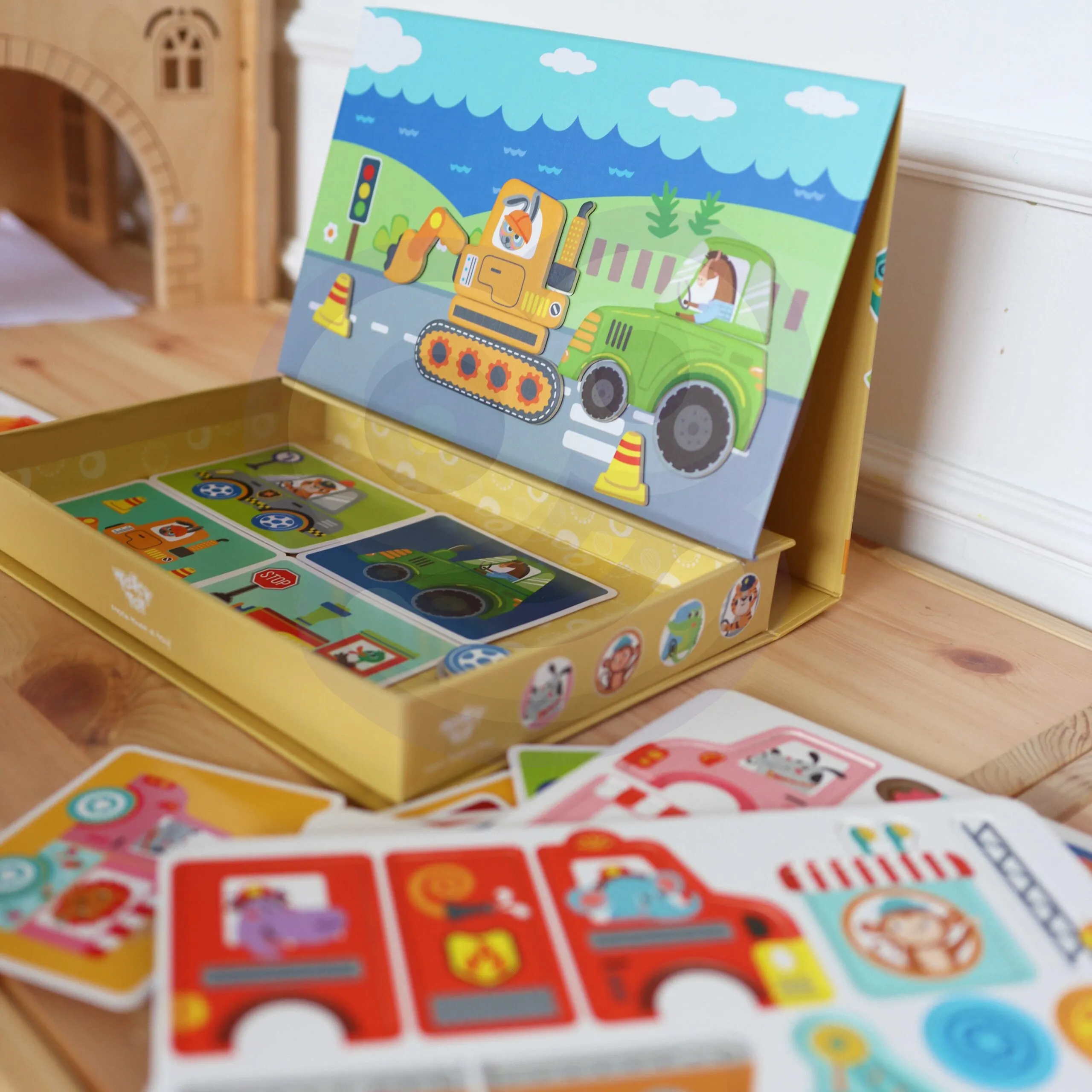 tooky toy magnetne puzzle 80 el. - slika 3