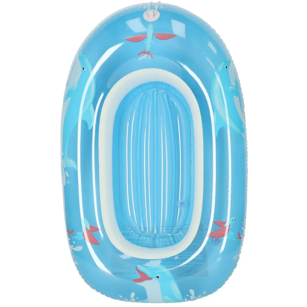 bestway dječji čamac na napuhavanje 34037 - plavi dupini - slika 6