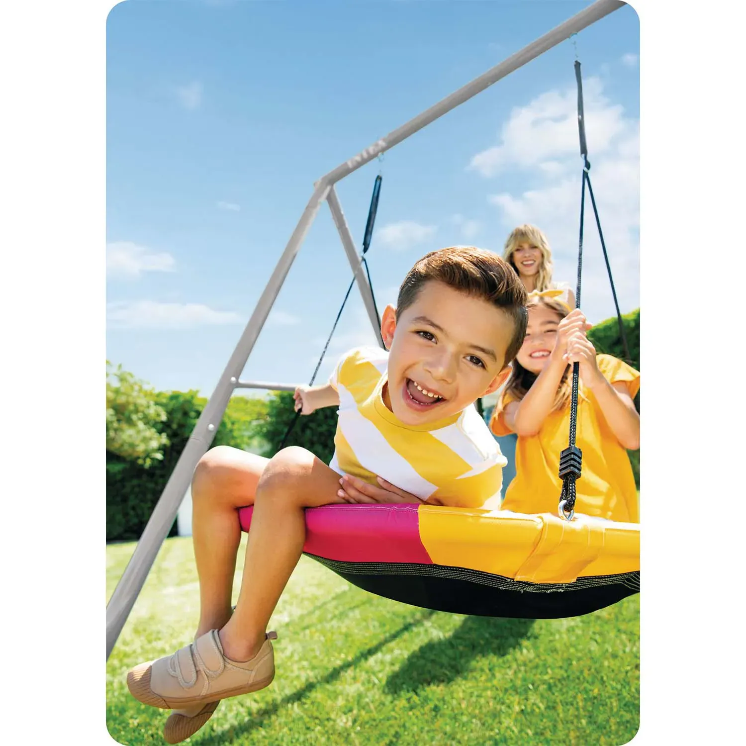intex ljuljačka gnijezdo roda šarena 235 cm x 201 cm x 200 cm - slika 6