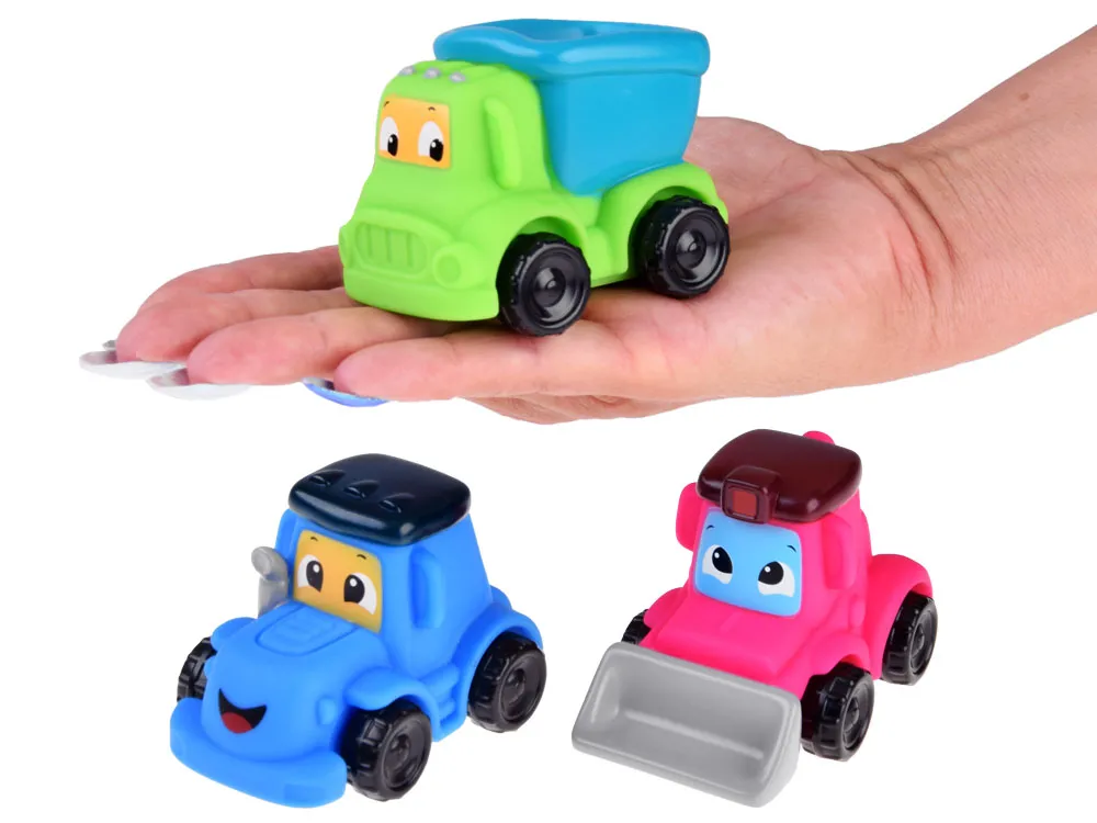 set šarenih autića 3kom - zeleni, plavi, roza - slika 4