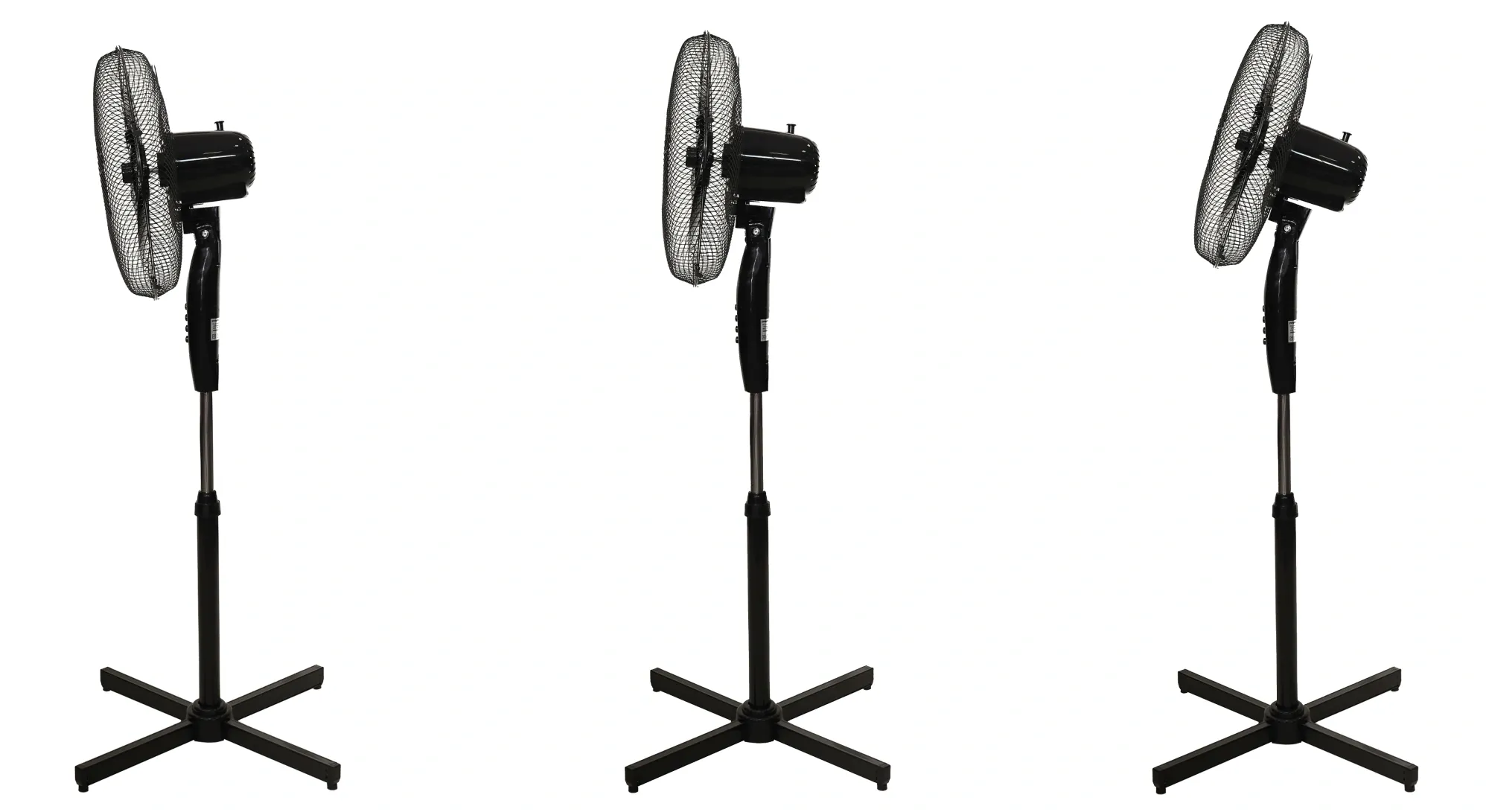 samostojeći podni ventilator, 45 w, 3 načina rada, 5 lopatica, crne boje - slika 6