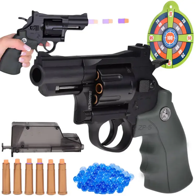 set revolvera i pištolja za pjenaste metke + gel kuglice - slika 2