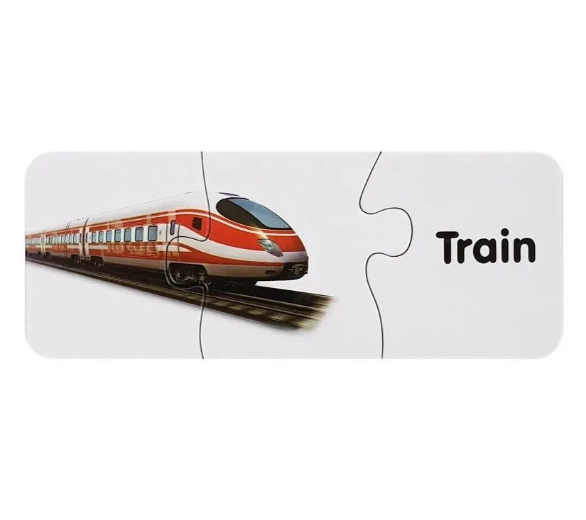 edukativne puzzle - transportna vozila na engleskom - slika 5