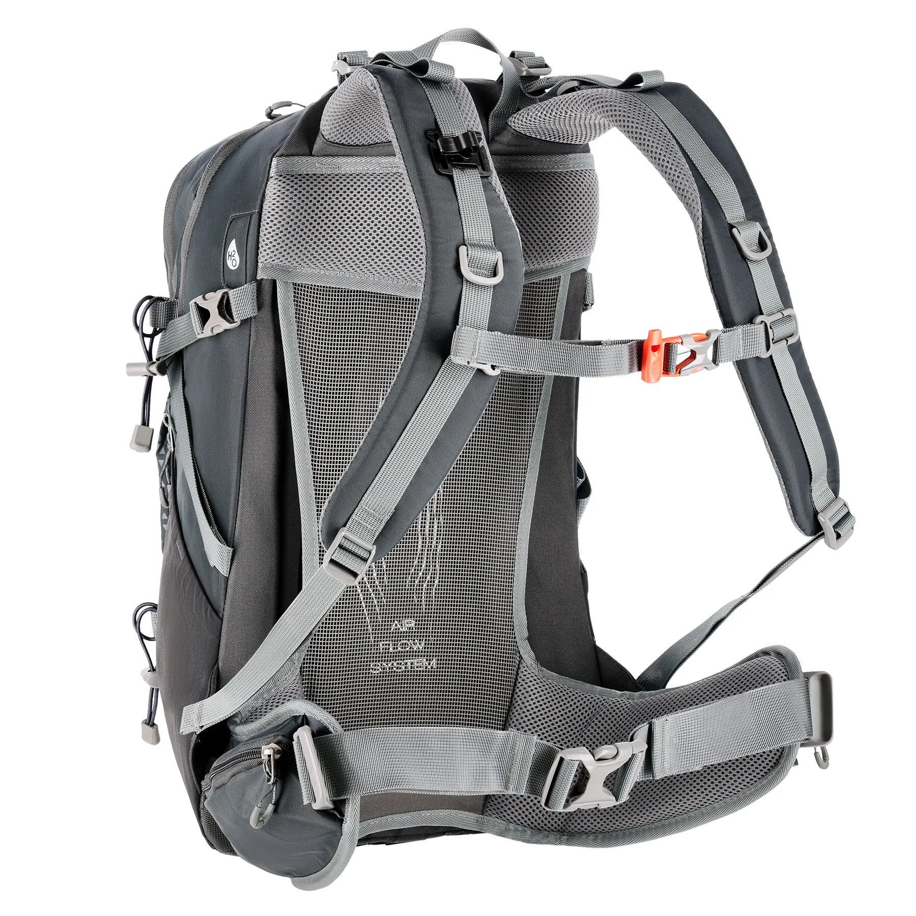 putni ruksak sivi wayfarer 35l nils camp - slika 5