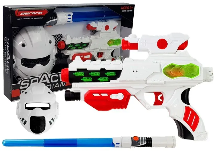 set svemirskog oružja sa mačem + maskom - slika 2