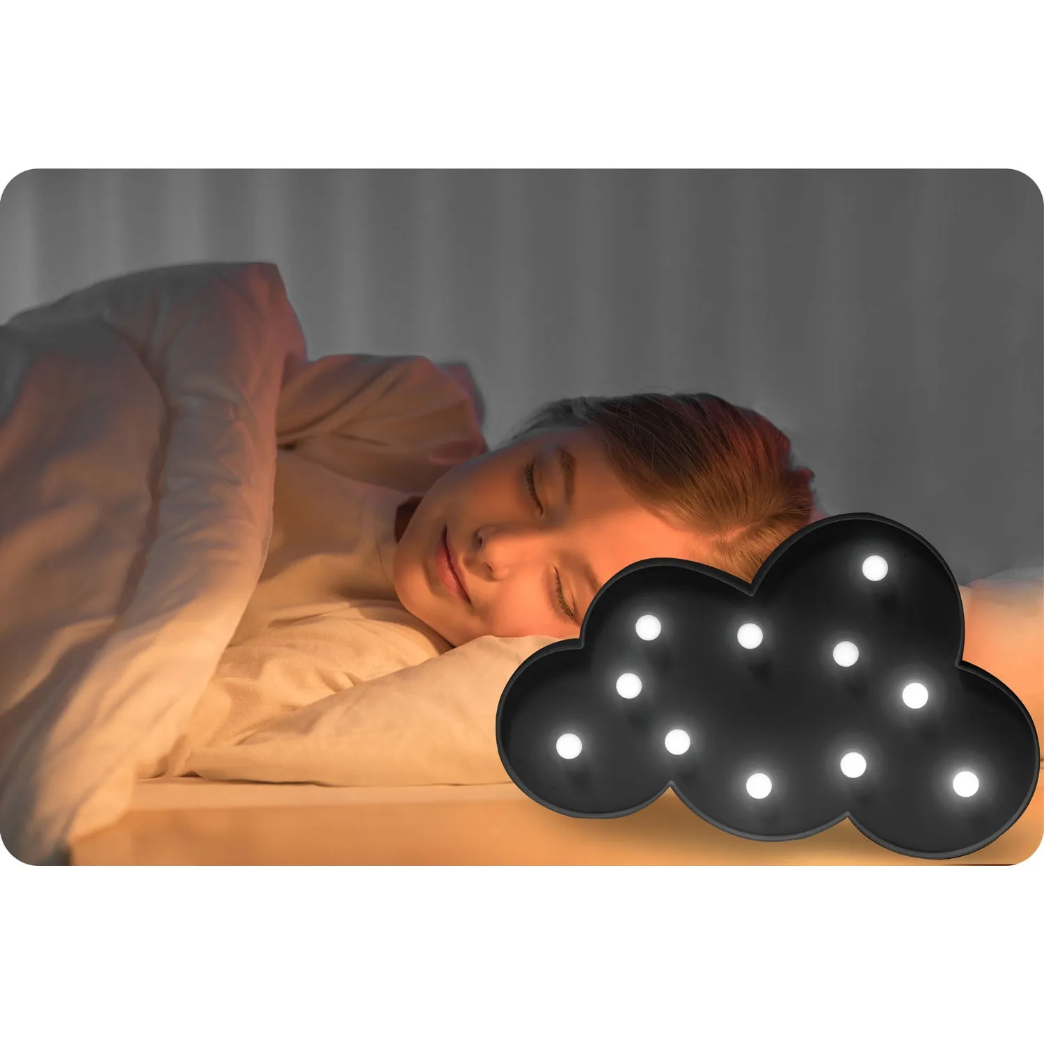 nukido noćna lampa, oblak - slika 5