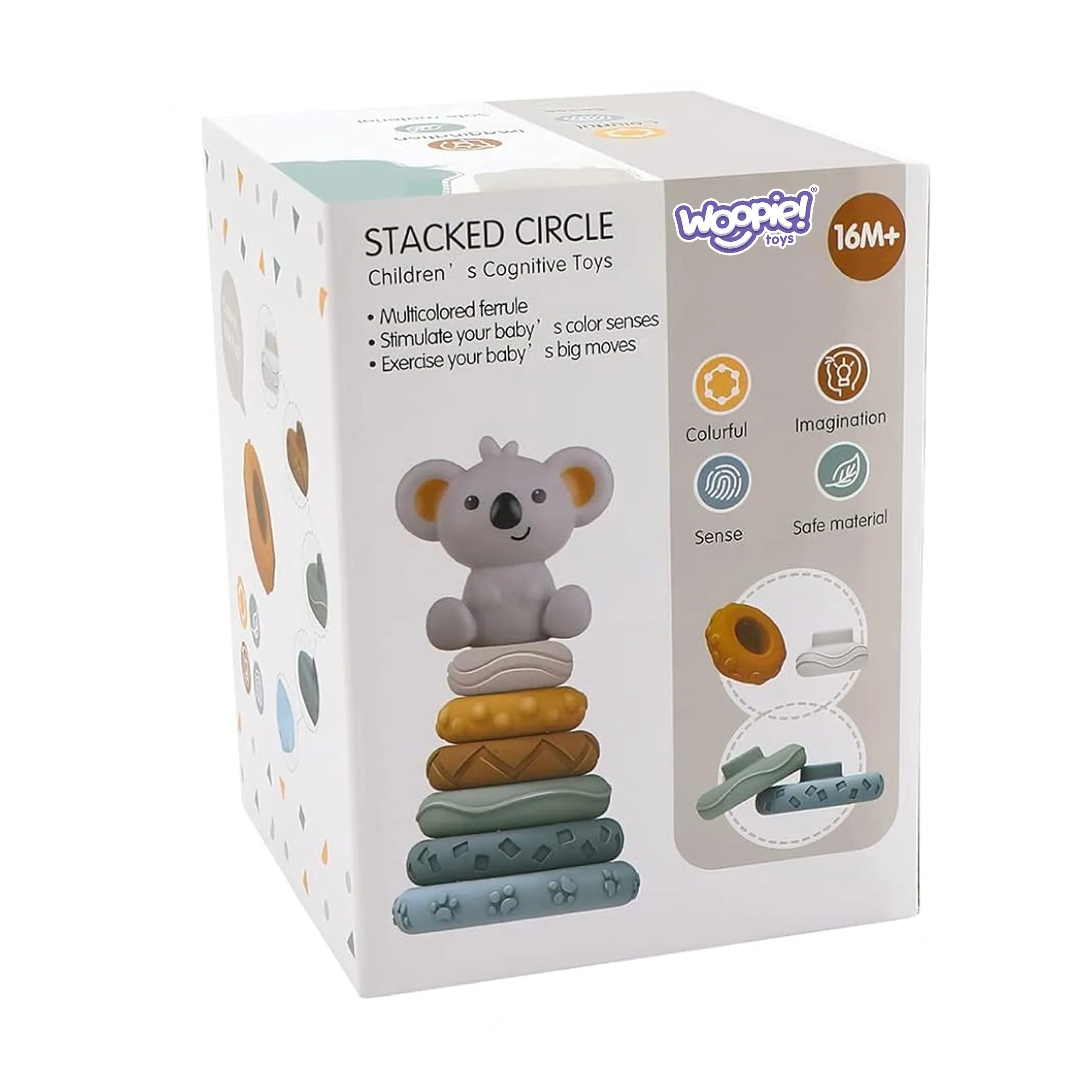 woopie set: edukativna piramida koala 2u1 - slika 7
