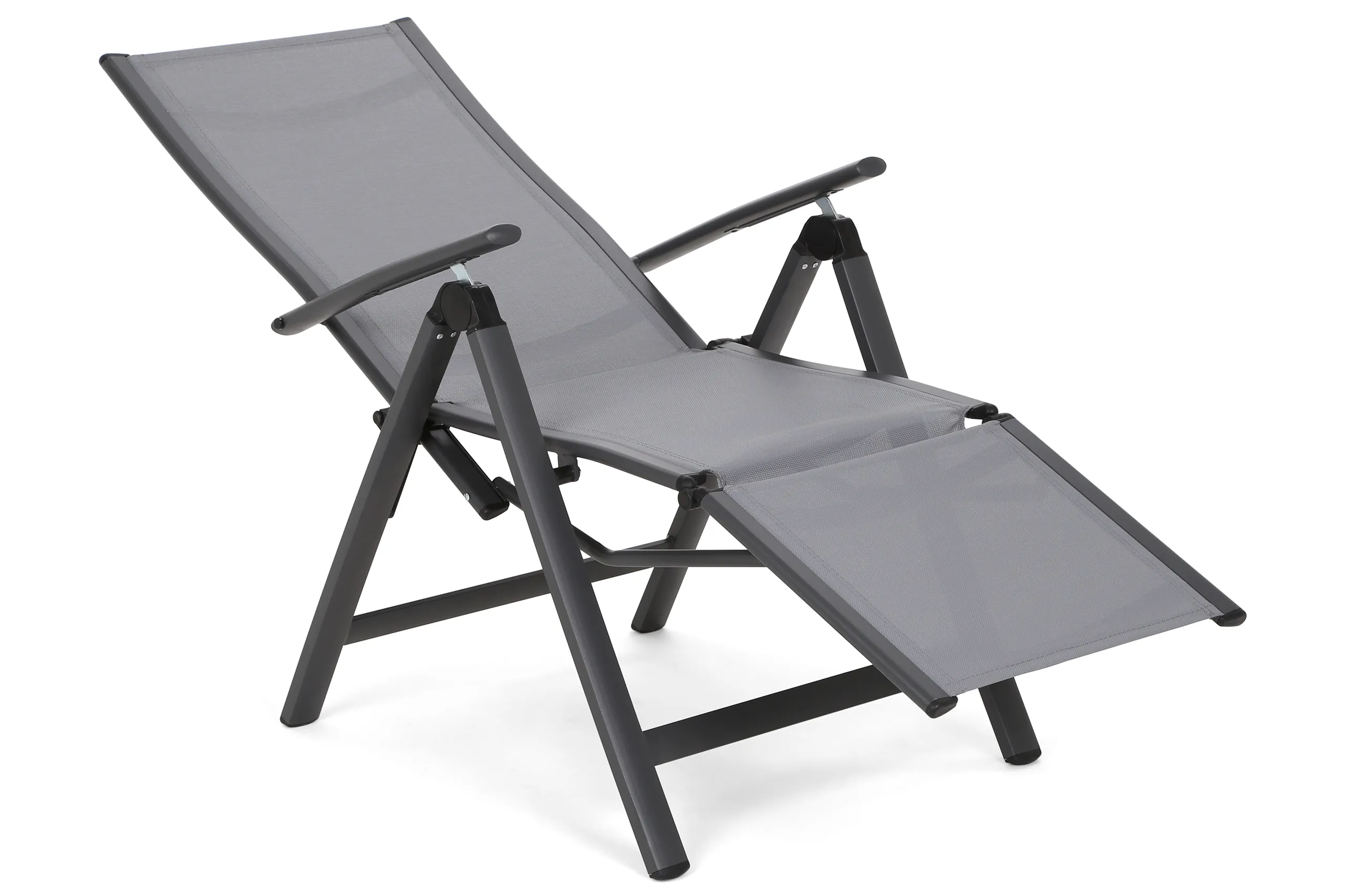 ibiza relax vrtna stolica siva - slika 3