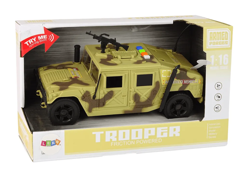 dječji vojni hummer svijetli kamuflažni - slika 5