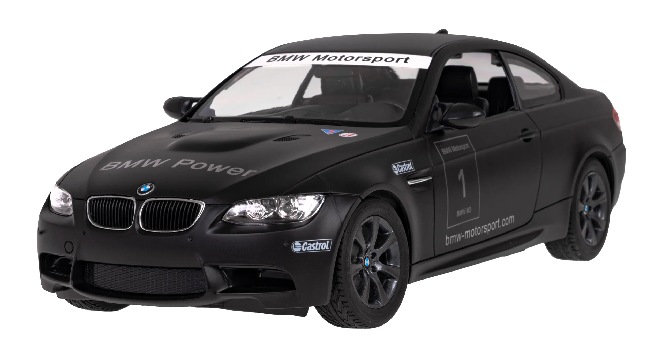 rastar metalni bmw m3 1:14 na daljinsko upravljanje crni - slika 3
