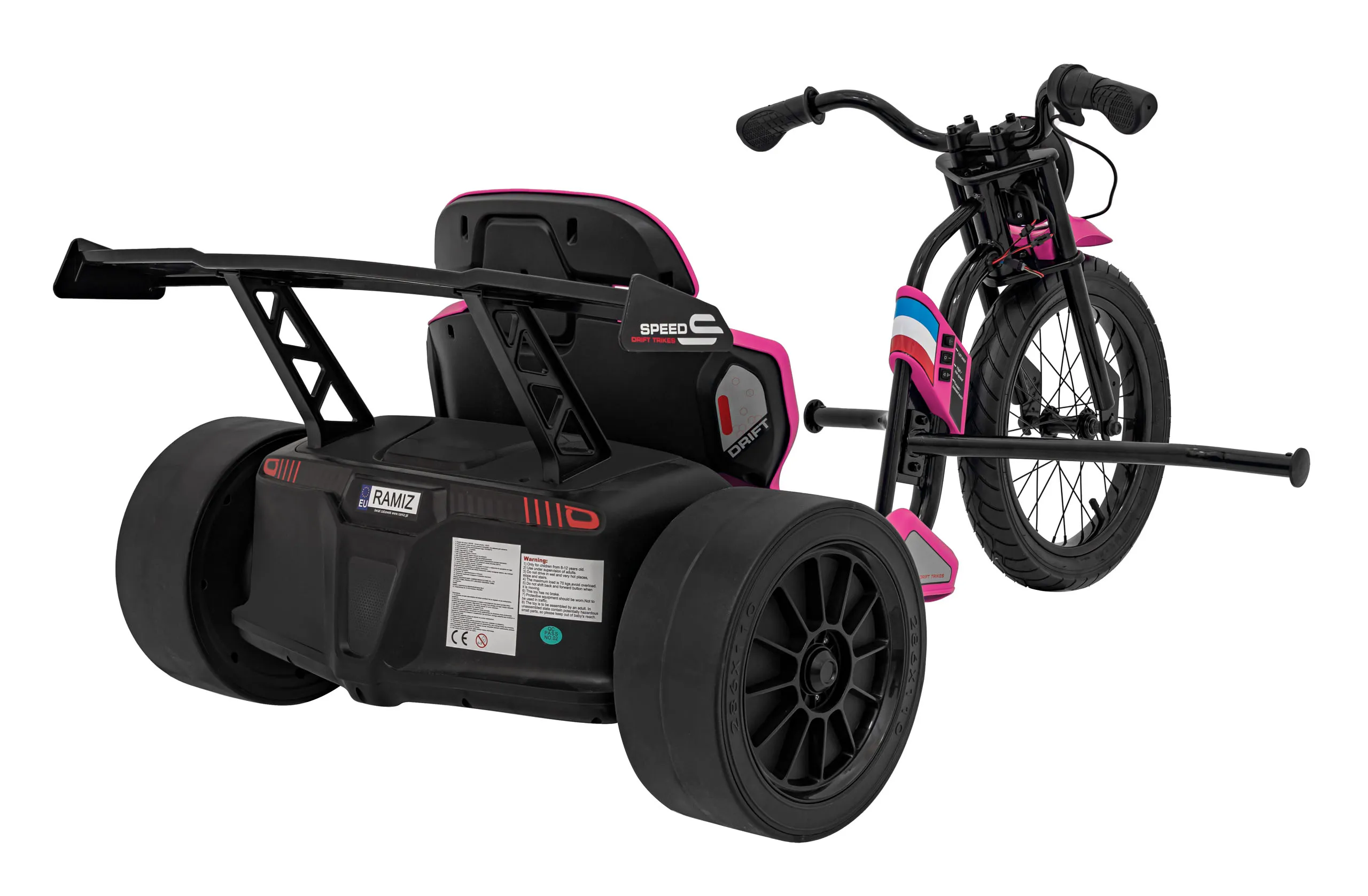 drift bike 21, motor na akumulator, roza - slika 8