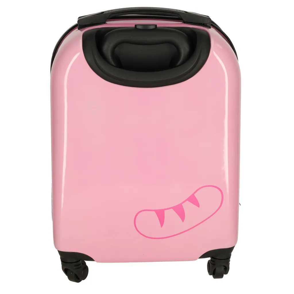 putni kovčeg za djecu, pink mačka - slika 3
