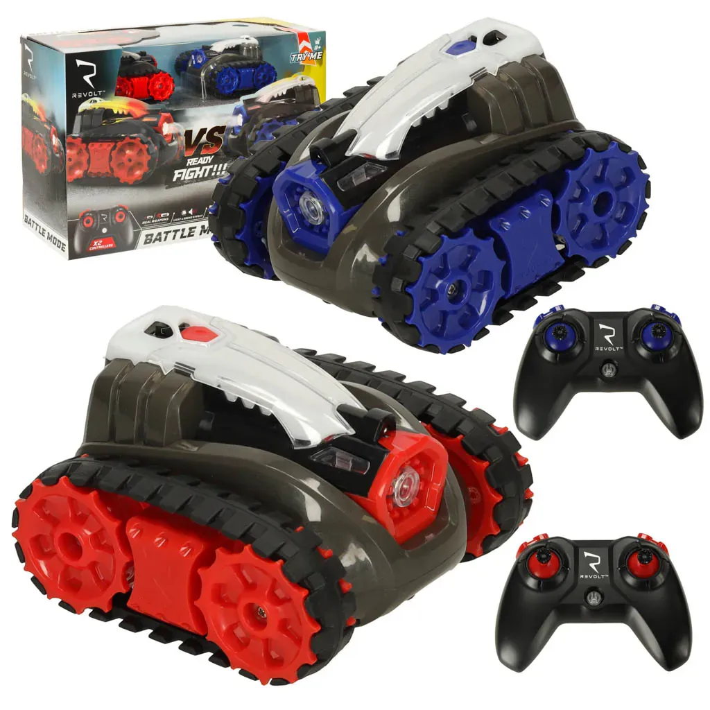 RC Revolt BATTLE auto na daljinski bojni mod zvuk svjetla 2kom - Pribislavec