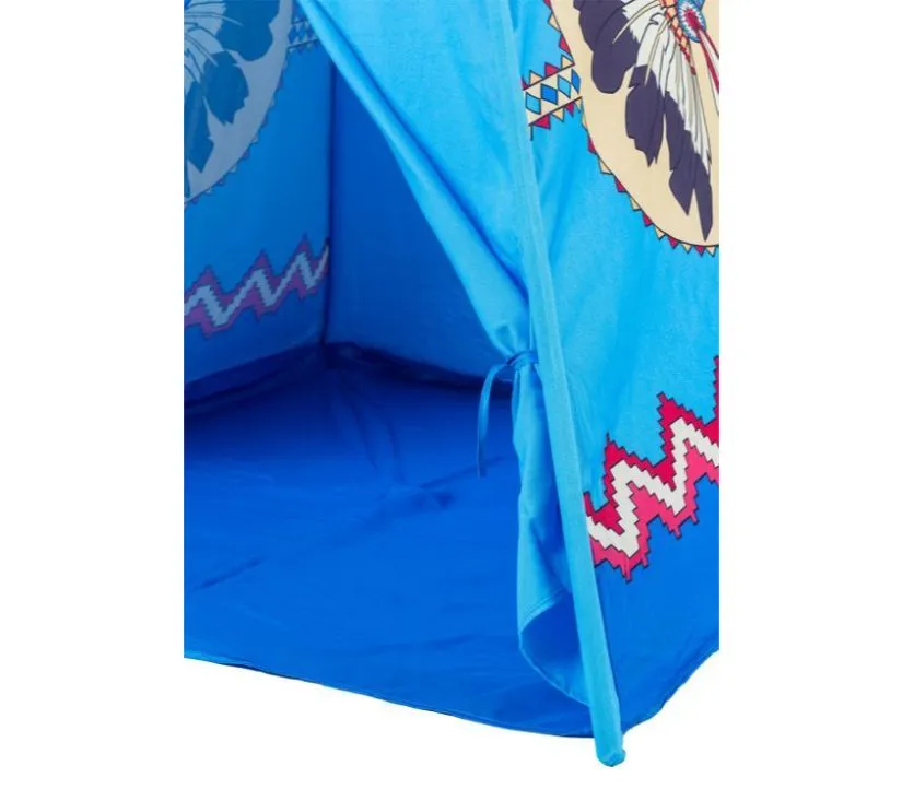 šator za djecu wigwam indijanski plavi - slika 6