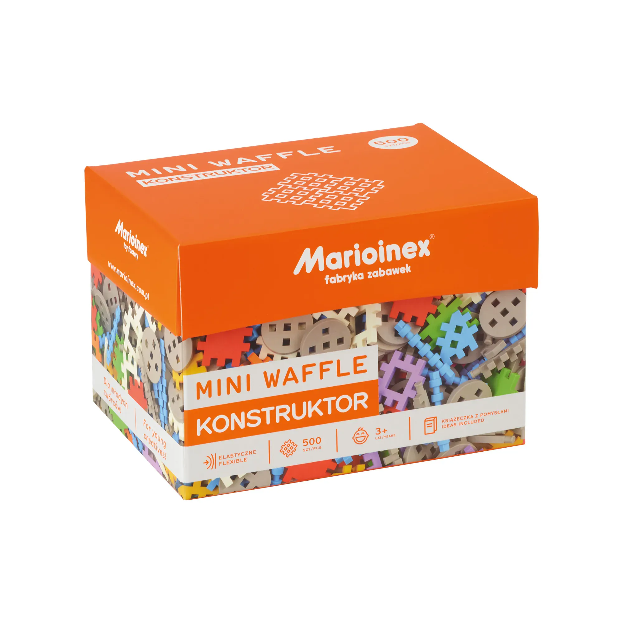 marioinex set mini waffle konstruktor 500kom. - slika 2